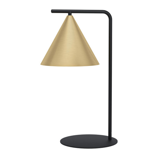 Eglo Lighting Narices Black with Brushed Brass Table Lamp