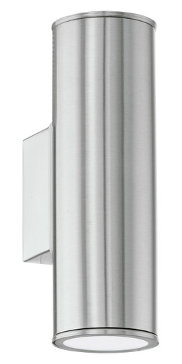 Eglo Lighting Riga Stainless Steel IP44 Up and Down LED Wall Light