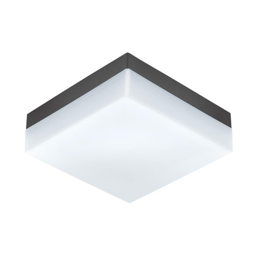 Eglo Lighting Sonella Anthricite with Opal IP44 LED Ceiling or Wall Light