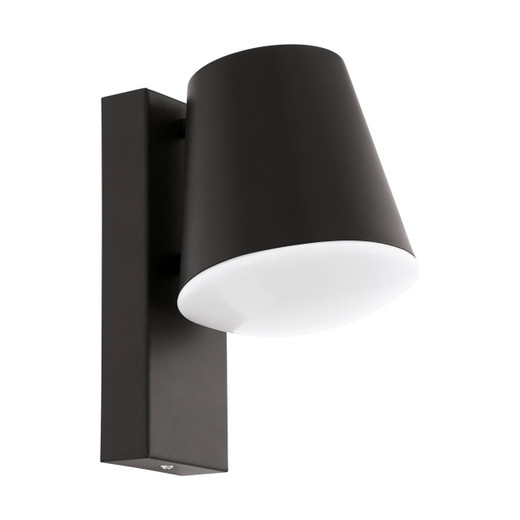 Eglo Lighting Caldiero Anthracite with Opal IP44 Wall Light