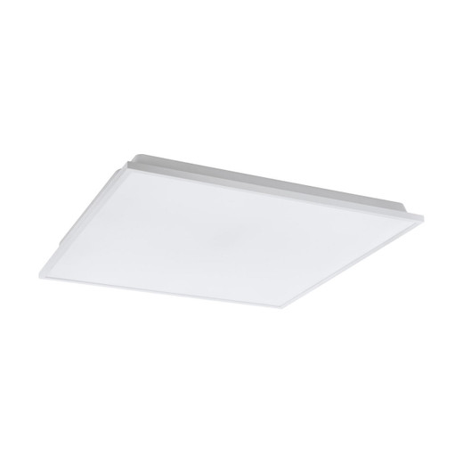 Eglo Lighting Herrora-Z White with Opal and Remote Control 60cm Flush Ceiling Light