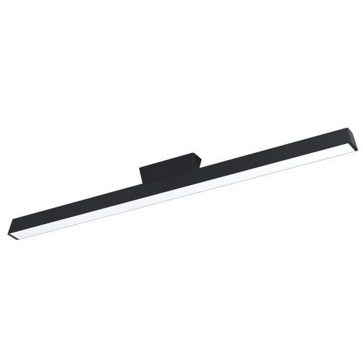 Eglo Lighting Simolaris-Z Black with Opal and Remote Control Colour Changing 120cm IP44 LED Flush Ceiling Light