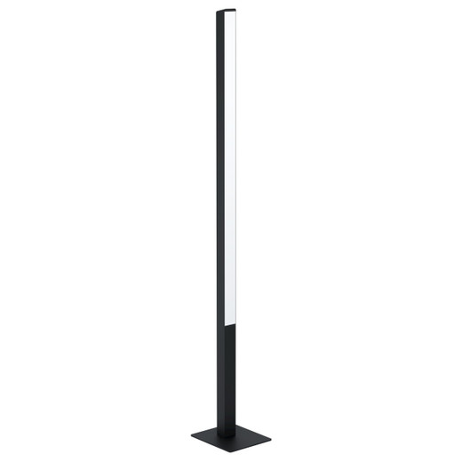 Eglo Lighting Simolaris-Z Black with Opal and Remote Control Colour Changing IP44 LED Floor Lamp