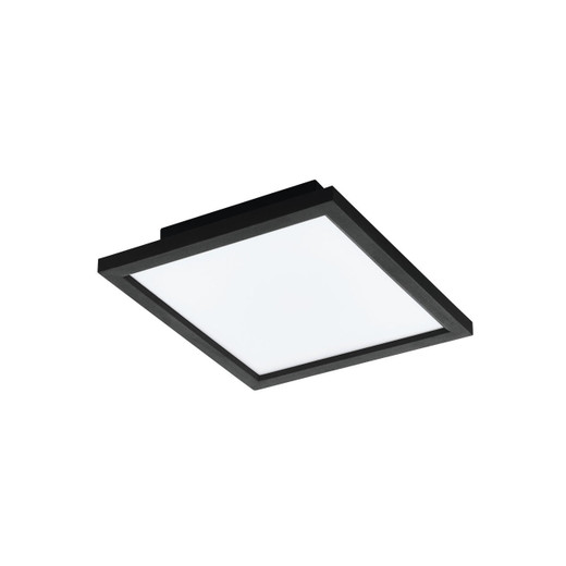 Eglo Lighting Salobrena-Z Black with Remote Control Tunable White 30cm LED Flush Ceiling Light