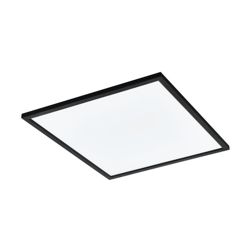 Eglo Lighting Salobrena-Z Black with Remote Control Tunable White 60cm LED Flush Ceiling Light