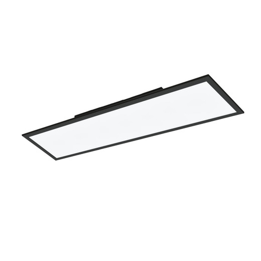Eglo Lighting Salobrena-Z Black with Remote Control Tunable White 120x30cm LED Flush Ceiling Light