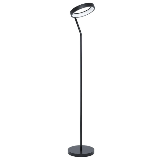 Eglo Lighting Marghera-Z Black with Opal and Remote Controlled Colour Changing LED Floor Lamp