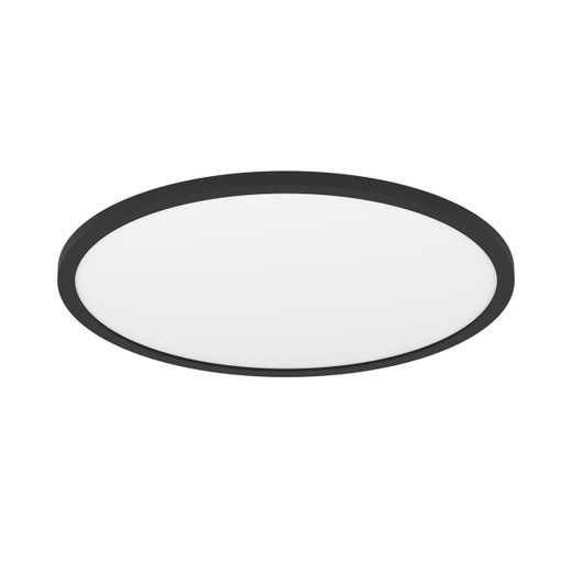 Eglo Lighting Rovito-Z Black Remote Controlled Colour Changing 42cm Round LED Flush Ceiling Light