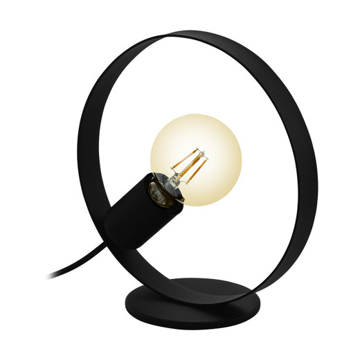 Eglo Lighting Frijolas Black Ring Table Lamp