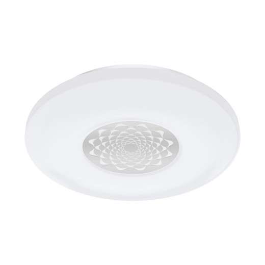 Eglo Lighting Competa-C White with White and Chrome Shade Wall and Ceiling Light - Clearance