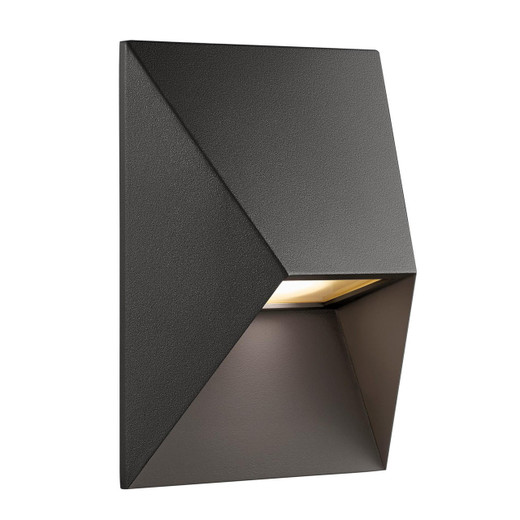 Nordlux Pontio Black Downward 15cm IP54 Wall Light