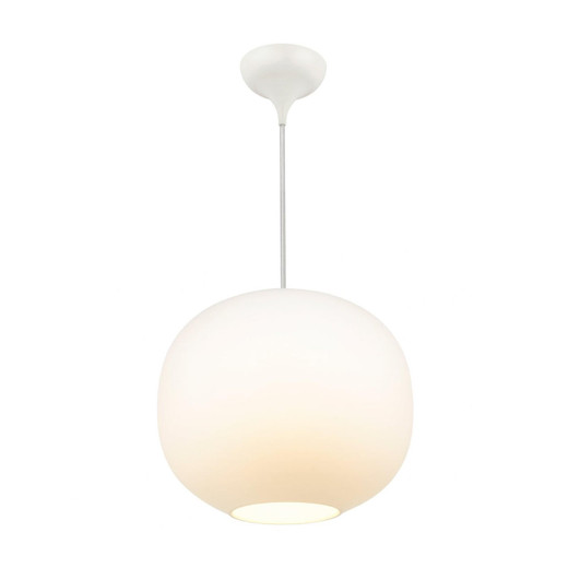 DFTP Navone White with Opal Diffuser 30cm Pendant Light