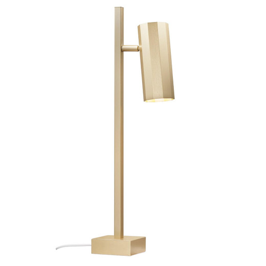 Nordlux Alanis Satin Brass with Adjustable Spotlight Table Lamp