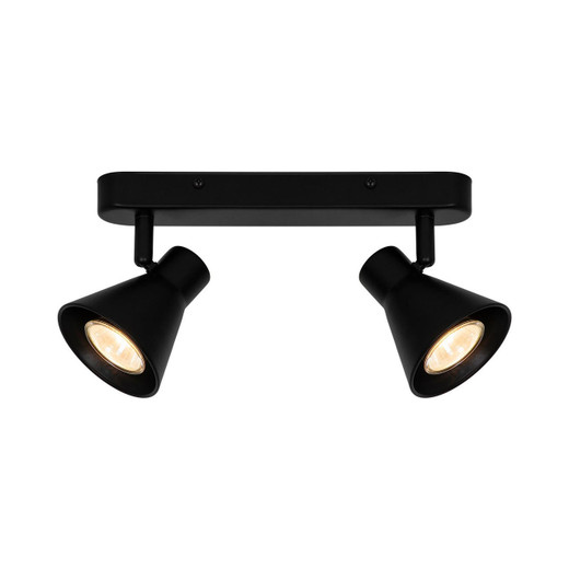 Nordlux Eik 2 Light Matt Black with Adjustable Diffuser Spotlight