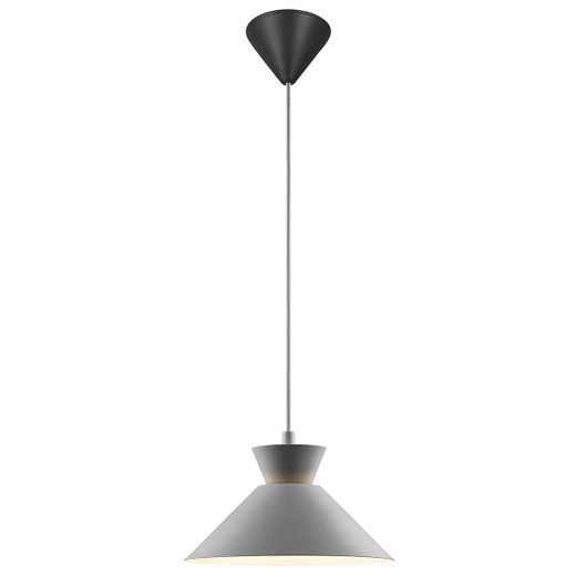 Nordlux Dial Grey 25cm Pendant Light