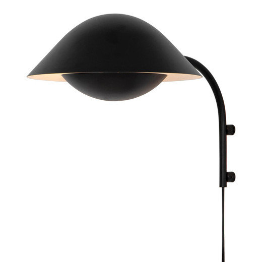 Nordlux Freya Black Wall Light