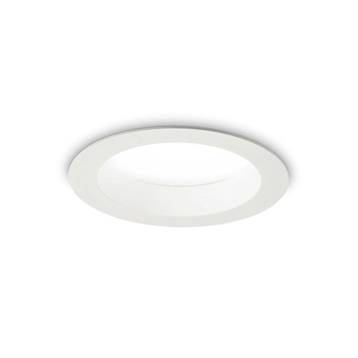 Ideal-Lux Basic Fi Wide White 15W 4000K IP44 Recessed Light 