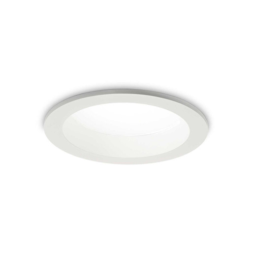 Ideal-Lux Basic Fi Wide White 20W 3000K IP44 Recessed Light 