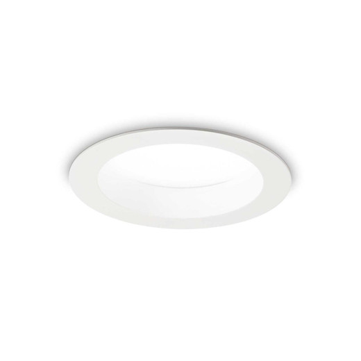 Ideal-Lux Basic Fi Wide White 20W 4000K IP44 Recessed Light 