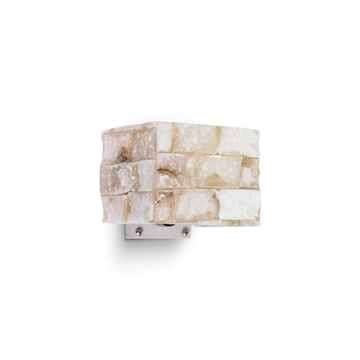 Ideal-Lux Carrara AP1 Alabaster Up and Down Wall Light 