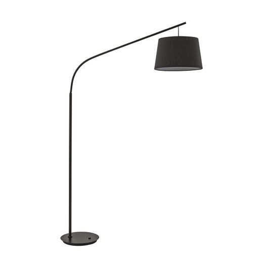 Ideal-Lux Daddy PT1 Black Shade Floor Lamp 