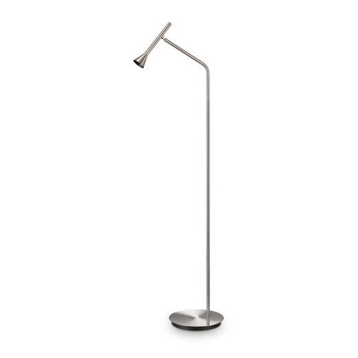 Ideal-Lux Diesis PT Satin Nickel with Adjustable Spotlight Floor Lamp 