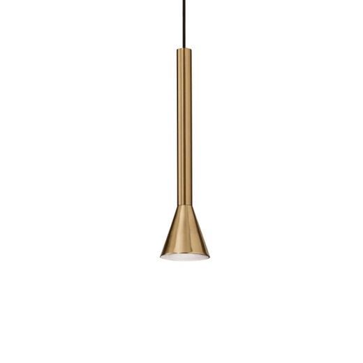 Ideal-Lux Diesis SP Satin Brass Spotlight Pendant Light 