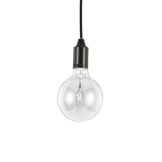 Ideal-Lux Edison SP1 Black Pendant Light 
