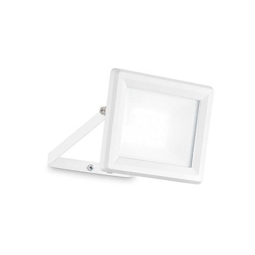 Ideal-Lux Flood AP White with Tempered Glass 20W LED Floodlight 