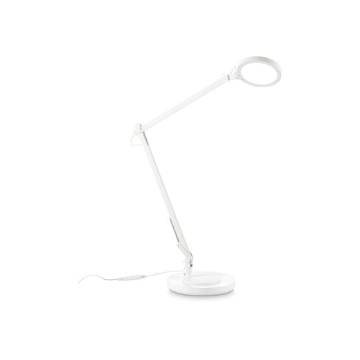 Ideal-Lux Futura TL White Adjustable LED Table Lamp 