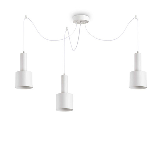 Ideal-Lux Holly SP3 3 Light White Cluster Pendant Light 