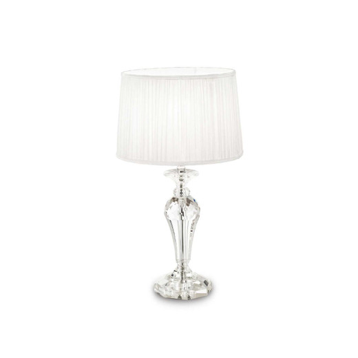 Ideal-Lux Kate TL1 White Shade Table Lamp 