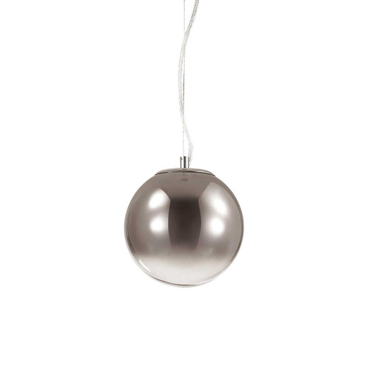 Ideal-Lux Mapa Fade SP1 Fade Chrome Sphere 30cm Pendant Light 