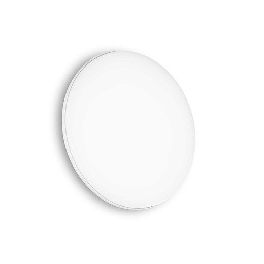 Ideal-Lux Mib PL White Round 4000K IP65 LED Flush Ceiling Light 