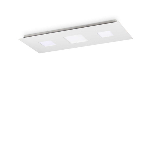 Ideal-Lux Relax PL White Opal Acrylic Diffuser 90cm LED Flush Ceiling Light 