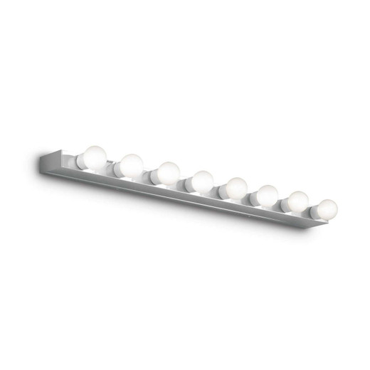 Ideal-Lux Prive' AP8 8 Light Chrome Wall Light 