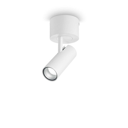 Ideal-Lux Play PL White with Adjustable Ceiling Spotlight 