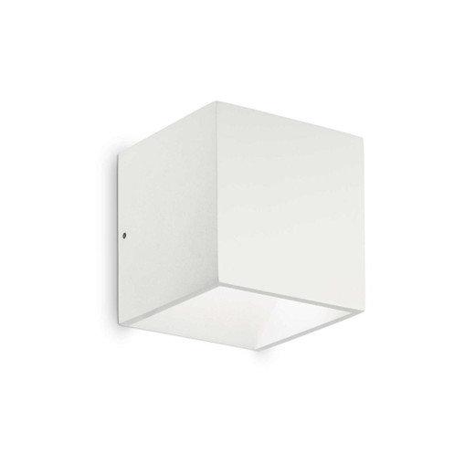 Ideal-Lux Rubik AP1 White Cube Up and Down 4000K 10cm LED Wall Light 