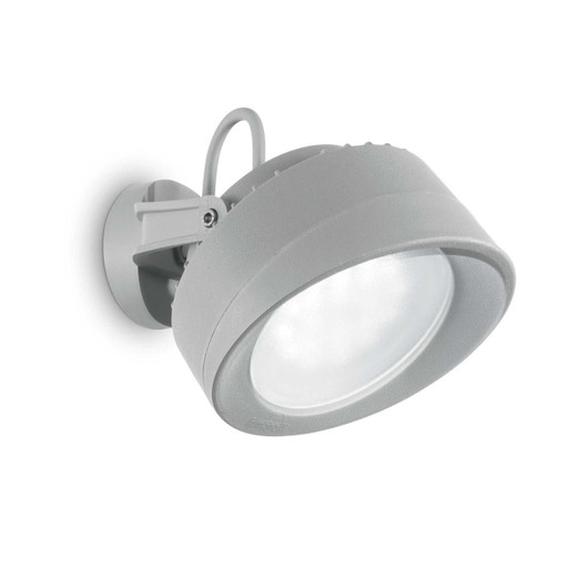 Ideal-Lux Tommy AP Grey Resin with Adjustable Diffuser 4000K IP 66 Wall Spotlight 