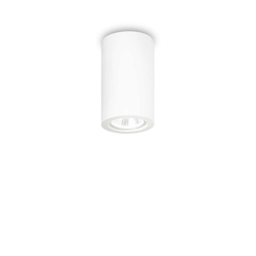 Ideal-Lux Tower PL1 White Round Surface Ceiling Light 