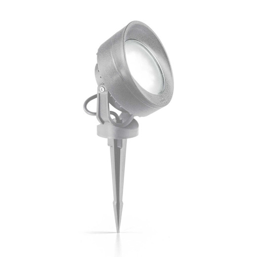 Ideal-Lux Tommy PR Grey Resin with Adjustable Diffuser 4000K IP66 Spotlight 