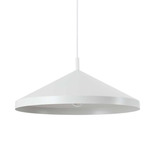 Ideal-Lux Yurta SP1 Total White 50cm Pendant Light 