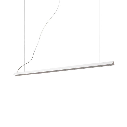 Ideal-Lux V-Line SP White with Opal Diffuser LED Bar Pendant Light 