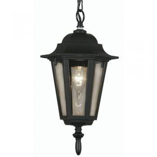 Oaks Lighting Haxby Black IP44 Pendant Light 