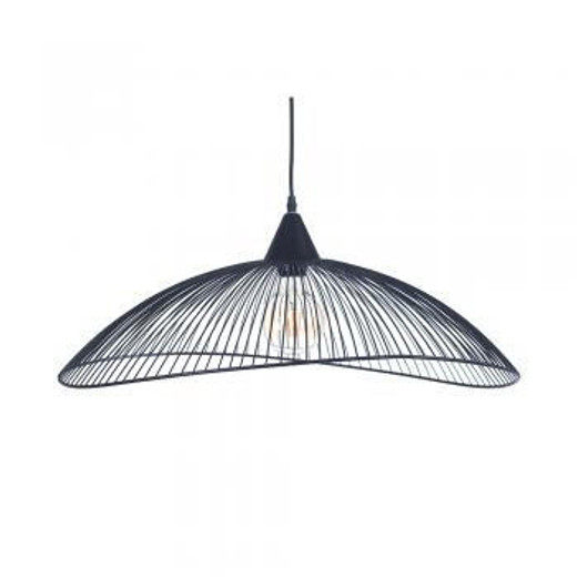 Oaks Lighting Helios Black 63cm Dual Mount Pendant 