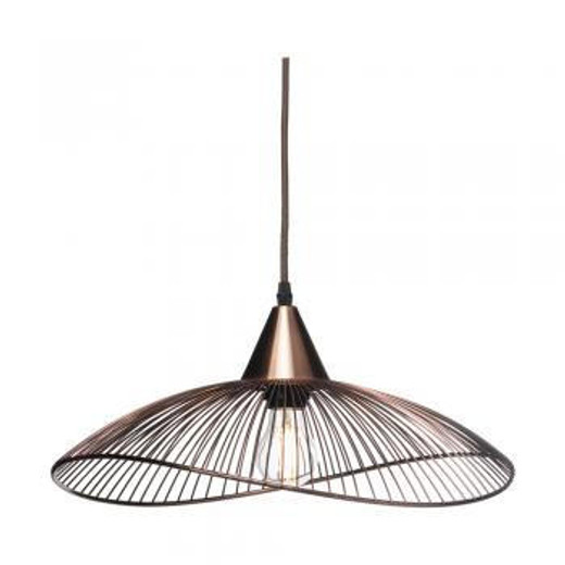 Oaks Lighting Helios Copper 46cm Dual Mount Pendant 