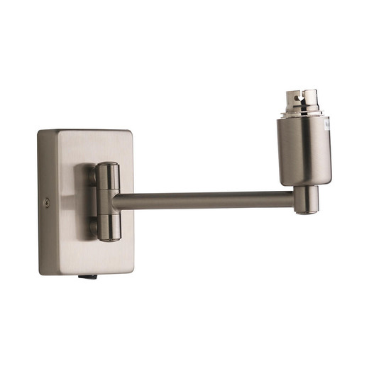 Oaks Lighting Armada Antique Chrome with Swing Arm Bracket Only Wall Light