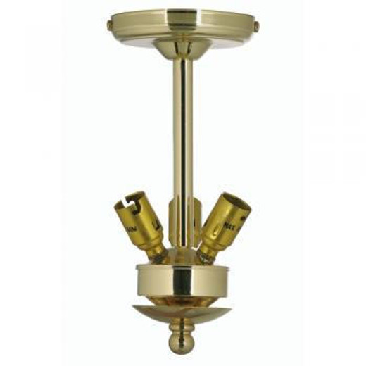 Oaks Lighting Drop Suspension Polished Brass 24cm Lighting Suspension 