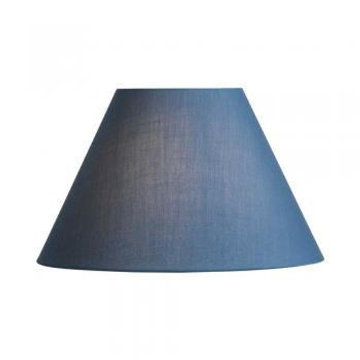 Oaks Lighting Cotton Coolie Pacific Blue 30cm Shade Only 