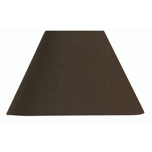Oaks Lighting Cotton Coolie Chocolate 14cm Shade Only 